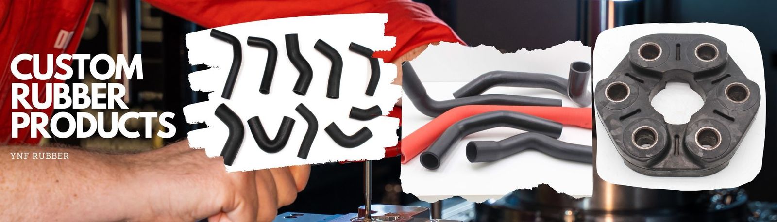 Flangen van rubber