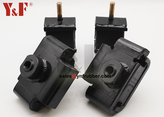 OEM Zwarte Flanged Rubber Mounts Leverancier Schokvermindering Uitstekend