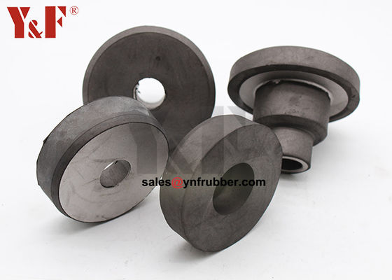 Zwarte rubber isolatie montage voeten schokbestendig EC210 motor rubber mount