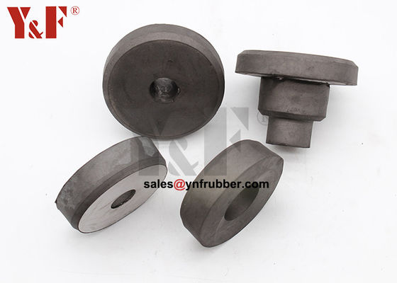 Zwarte rubber isolatie montage voeten schokbestendig EC210 motor rubber mount