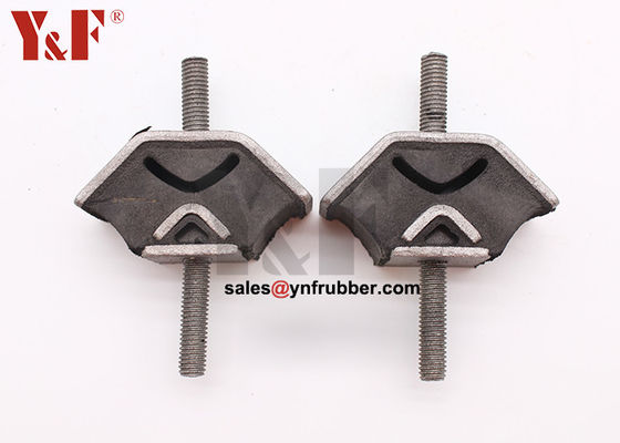Compacte schokdemper montage rubber captive transit montage