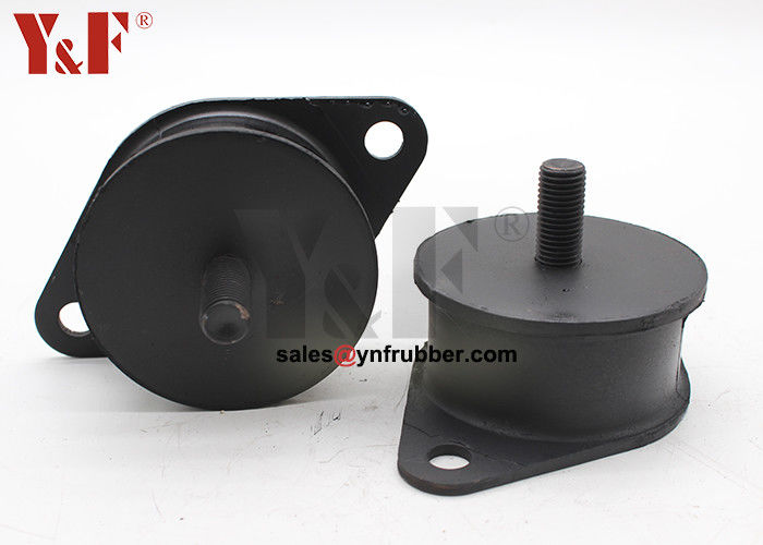Industriële compactor rubber montage trillingsabsorptie Zwart